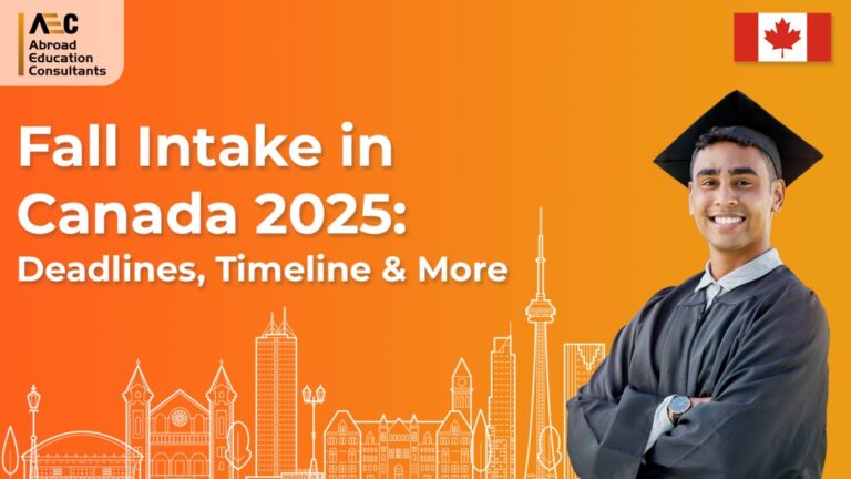 Fall Intake in Canada 2025: Deadlines, Timeline & More