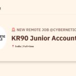 [Hiring] KR90 Junior Accountant @Cybernetic Controls