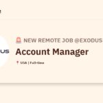 [Hiring] Account Manager @Exodus54