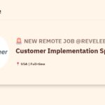 [Hiring] Customer Implementation Specialist @Reveleer