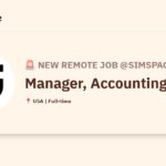 [Hiring] Manager, Accounting @SimSpace