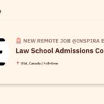 [Hiring] Law School Admissions Consultant @Inspira Education