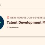 [Hiring] Talent Development Manager @Everfield